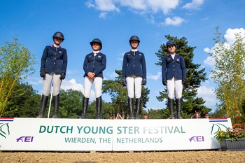 Team NAF’s Children on Horses team score another Nations Cup win for Great Britain